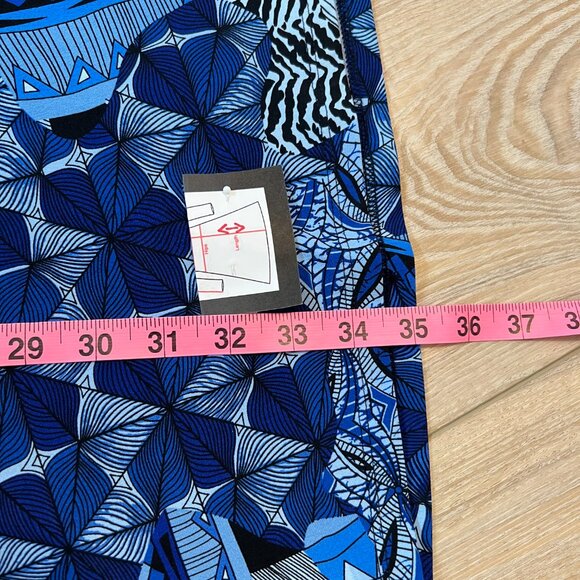 🌸Vintage-vibe Tanjay Floral A-Line Long Skirt Size 14 Elastic Waist ☀️ - Picture 5 of 6